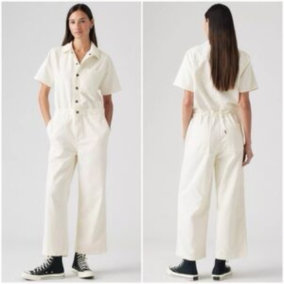Levi's Pants - NWT Levi's Women's Short Sleeve Heritage Jumpsuit Size Large